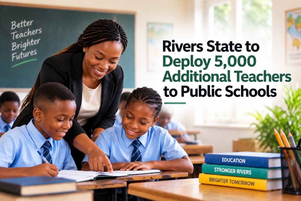 Rivers State to Deploy 5,000 Additional Teachers to Public Schools